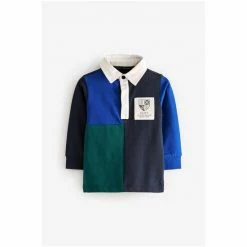 Baker By Ted Baker Navy Rugby Shirt -Baker by Ted Baker shop unnamed file 2356