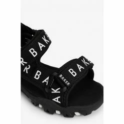 Baker By Ted Baker Black Trekker Sandals -Baker by Ted Baker shop unnamed file 2380