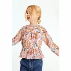 Baker By Ted Baker Floral Crinkle Blouse -Baker by Ted Baker shop unnamed file 2394