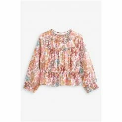 Baker By Ted Baker Floral Crinkle Blouse -Baker by Ted Baker shop unnamed file 2399