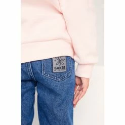 Baker By Ted Baker Mid Blue Mom Jeans -Baker by Ted Baker shop unnamed file 2407