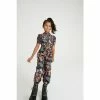 Baker By Ted Baker Black Floral Jumpsuit