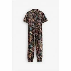 Baker By Ted Baker Black Floral Jumpsuit 10 Baker By Ted Baker Black Floral Jumpsuit -Baker by Ted Baker shop unnamed file 2424