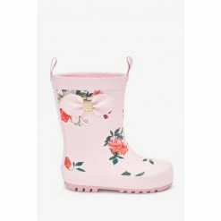 Baker by Ted Baker shop 2 Baker By Ted Baker Pale Pink Floral Welly