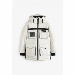 Baker By Ted Baker Shower Resistant Grey Parka Coat 9 Baker By Ted Baker Shower Resistant Grey Parka Coat -Baker by Ted Baker shop unnamed file 252