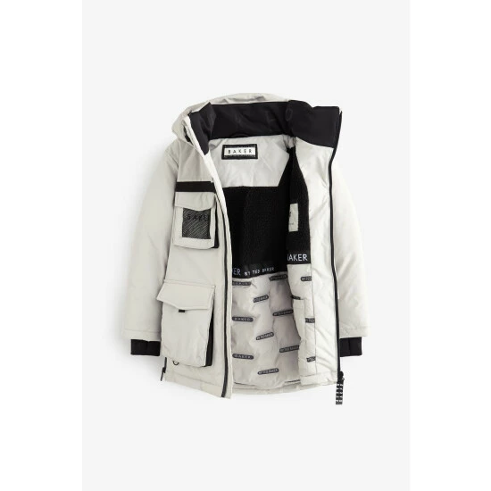 unnamed-file-254.jpg Baker By Ted Baker Shower Resistant Grey Parka Coat -Baker by Ted Baker shop unnamed file 254