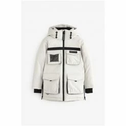 Baker By Ted Baker Shower Resistant Grey Parka Coat 12 Baker By Ted Baker Shower Resistant Grey Parka Coat -Baker by Ted Baker shop unnamed file 255