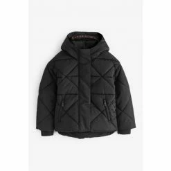 Baker By Ted Baker Black Short Padded Coat -Baker by Ted Baker shop unnamed file 270