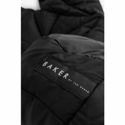 Baker By Ted Baker Black Short Padded Coat -Baker by Ted Baker shop unnamed file 275