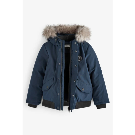 unnamed-file-308.jpg Baker By Ted Baker Navy Shower Resistant Aviator Style Coat -Baker by Ted Baker shop unnamed file 308