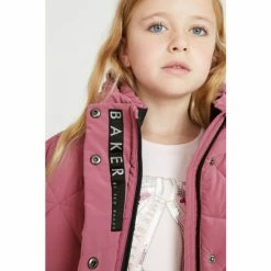 Baker By Ted Baker Pink Short Padded Coat -Baker by Ted Baker shop unnamed file 315