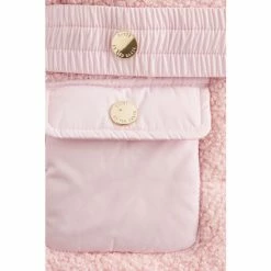 Baker By Ted Baker Pink Borg Mixed Coat -Baker by Ted Baker shop unnamed file 375