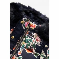 Baker By Ted Baker Navy Floral Coat -Baker by Ted Baker shop unnamed file 398