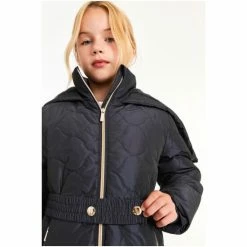 Baker By Ted Baker Navy Blue Split Hood Coat -Baker by Ted Baker shop unnamed file 4