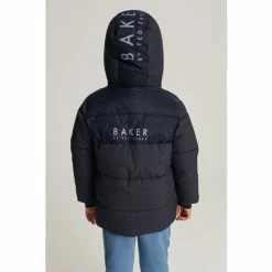 Baker By Ted Baker Shower Resistant Padded Coat Navy Blue -Baker by Ted Baker shop unnamed file 420