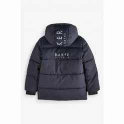 Baker By Ted Baker Shower Resistant Padded Coat Navy Blue -Baker by Ted Baker shop unnamed file 425