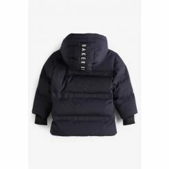 Baker By Ted Baker Shower Resistant Navy Blue Coat -Baker by Ted Baker shop unnamed file 439