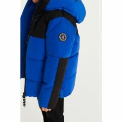 Baker By Ted Baker Shower Resistant Blue Padded Coat -Baker by Ted Baker shop unnamed file 445