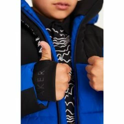 Baker By Ted Baker Shower Resistant Blue Padded Coat -Baker by Ted Baker shop unnamed file 446