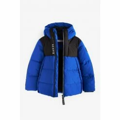 Baker By Ted Baker Shower Resistant Blue Padded Coat -Baker by Ted Baker shop unnamed file 449