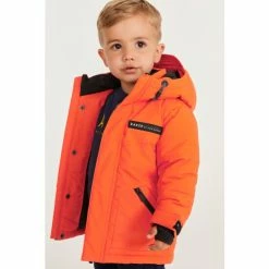 Baker By Ted Baker Orange Shower Resistant Parka