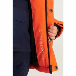 Baker By Ted Baker Orange Shower Resistant Parka -Baker by Ted Baker shop unnamed file 489