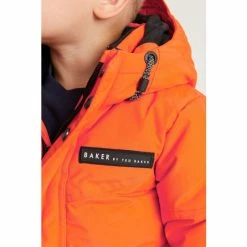 Baker By Ted Baker Orange Shower Resistant Parka -Baker by Ted Baker shop unnamed file 491