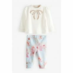 Baker By Ted Baker Girls Sequin T-Shirt And Legging Set