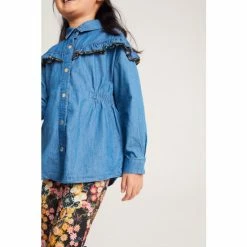 Baker By Ted Baker Blue Chambray Blouse And Leggings Set -Baker by Ted Baker shop unnamed file 614
