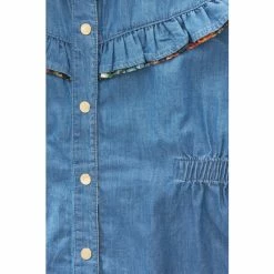 Baker By Ted Baker Blue Chambray Blouse And Leggings Set -Baker by Ted Baker shop unnamed file 619