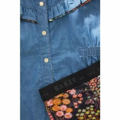 Baker By Ted Baker Blue Chambray Blouse And Leggings Set -Baker by Ted Baker shop unnamed file 620