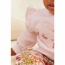 Baker By Ted Baker Pink Floral Sweater And Leggings Set -Baker by Ted Baker shop unnamed file 705