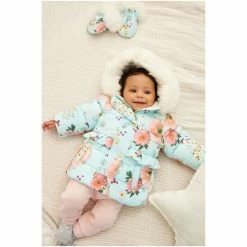 Baker By Ted Baker Mint Green Floral Coat