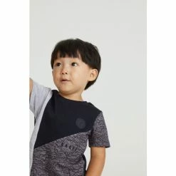 Baker By Ted Baker Grey Colourblock T-Shirt And Joggers Set -Baker by Ted Baker shop unnamed file 746