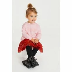 Baker By Ted Baker Pink Sweater And Skirt Set -Baker by Ted Baker shop unnamed file 767