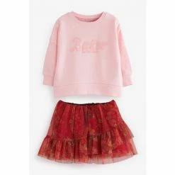 Baker By Ted Baker Pink Sweater And Skirt Set -Baker by Ted Baker shop unnamed file 768