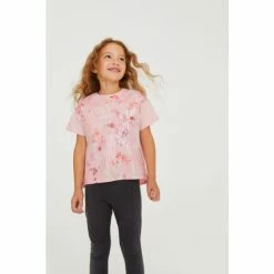 Baker By Ted Baker Pink Sequin Tee And Legging Set