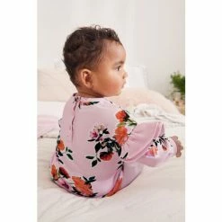 Baker By Ted Baker Pink Floral Frill Sleeve Set -Baker by Ted Baker shop unnamed file 816