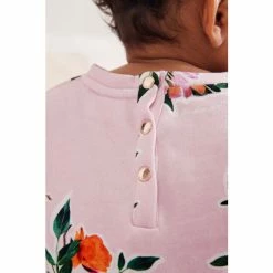 Baker By Ted Baker Pink Floral Frill Sleeve Set -Baker by Ted Baker shop unnamed file 818