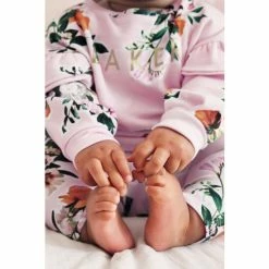 Baker By Ted Baker Pink Floral Frill Sleeve Set -Baker by Ted Baker shop unnamed file 819