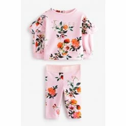 Baker By Ted Baker Pink Floral Frill Sleeve Set -Baker by Ted Baker shop unnamed file 820
