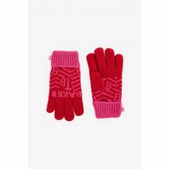 Baker By Ted Baker Pink Chevron Pom Hat And Gloves Set 4 Baker By Ted Baker Pink Chevron Pom Hat And Gloves Set -Baker by Ted Baker shop unnamed file 836