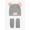 Baker By Ted Baker Pom Pom Hat Set Grey 2 Baker By Ted Baker Pom Pom Hat Set Grey -Baker by Ted Baker shop unnamed file 849