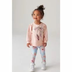 Baker By Ted Baker Sequin Bow T-Shirt & Legging Set
