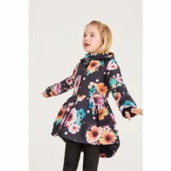 Baker By Ted Baker Navy Floral Rain Mac