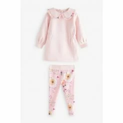 Baker By Ted Baker Pink Longline Sweater And Leggings Set -Baker by Ted Baker shop unnamed file 914