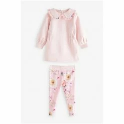 Baker By Ted Baker Pink Longline Sweater And Leggings Set -Baker by Ted Baker shop unnamed file 918