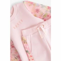 Baker By Ted Baker Pink Organza Sweatshirt And Joggers Set -Baker by Ted Baker shop unnamed file 923