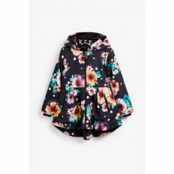Baker By Ted Baker Navy Floral Rain Mac -Baker by Ted Baker shop unnamed file 93