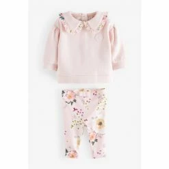 Baker By Ted Baker Pink Collared Sweater And Leggings Set -Baker by Ted Baker shop unnamed file 931